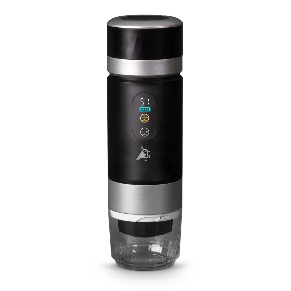 Aqiila Coffeebird Barista Draagbare Espressomachine zwart productfoto 2 - Hidalgo Aqiila Coffeebird Barista Draagbare Espressomachine, zwart — productfoto 2