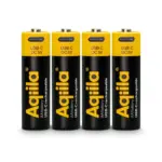 Aqiila Oplaadbare USB-C Batterijen AA 2000mAh 4-pack — productfoto 4