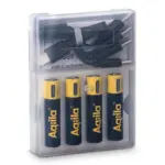 Aqiila Oplaadbare USB-C Batterijen AAA 600mAh 4-pack, zwart