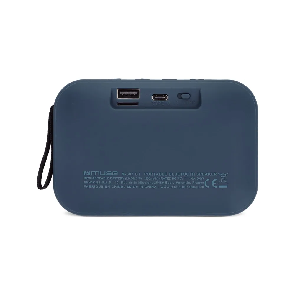 Bluetooth Speaker M-307 bedrucken tragbar Stoff — Produktfoto 14