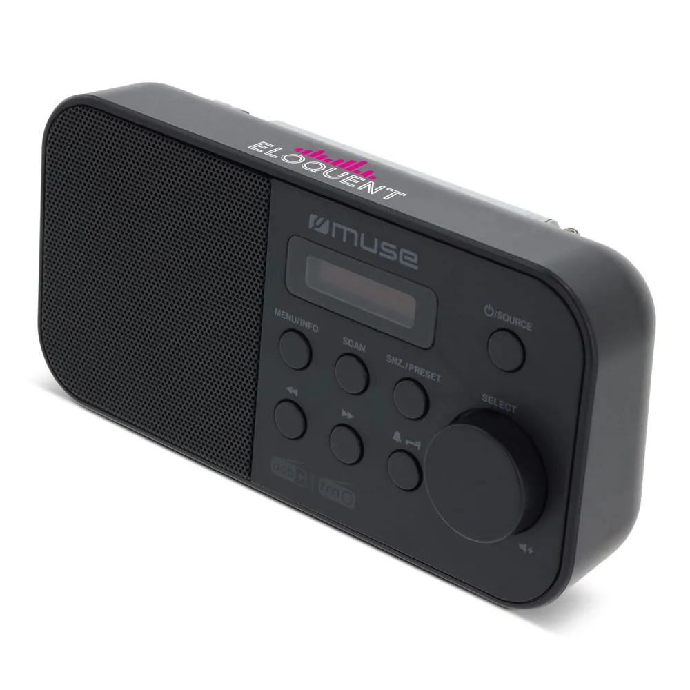 M-109 DB | Muse Portable Radio FMDAB+ productfoto 5 - Hidalgo-werbeartikel M-109 DB | Muse Portable Radio FM/DAB+ — productfoto 5