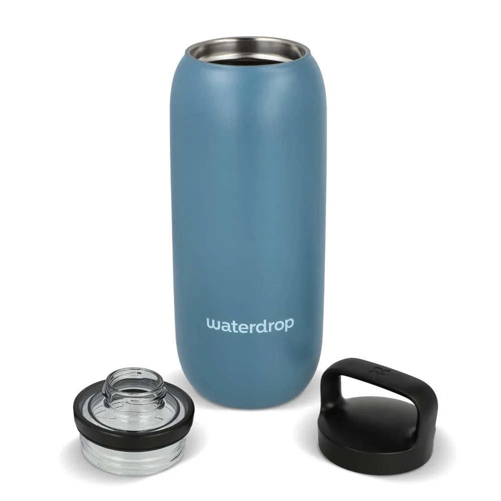 Waterdrop All-Purpose Thermo Fles met Drinktuit Dop 600ml productfoto 4 - Bidons & Shakers Waterdrop All-Purpose Thermo Fles met Drinktuit Dop 600ml — productfoto 4