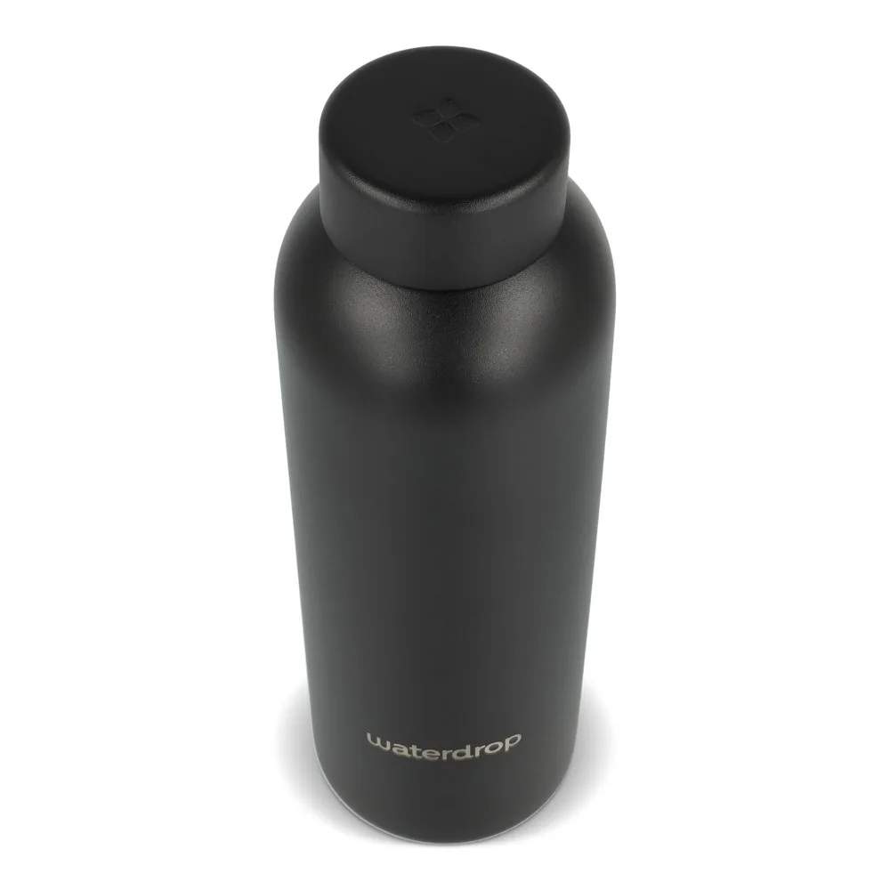 Waterdrop Roestvrijstalen Fles met Stalen dop 600ml productfoto 5 - Hidalgo-werbeartikel Waterdrop Roestvrijstalen Fles met Stalen dop 600ml — productfoto 5