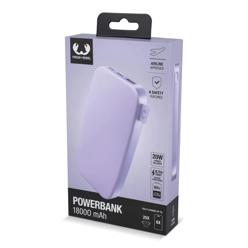 2PB18100 | Fresh n Rebel Powerbank 18000mAh USB-C Fast Charging 20W productfoto 28 - Hidalgo 2PB18100 | Fresh 'n Rebel Powerbank 18000mAh USB-C Fast Charging 20W — productfoto 28