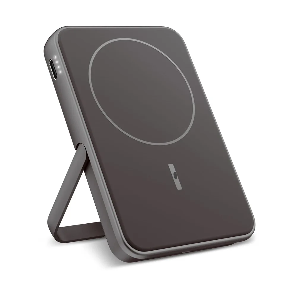 2PBM5000| Fresh n Rebel Geschikt voor MagSafe Draadloze Powerbank 5000mAh donker gun metal - Hidalgo 2PBM5000| Fresh 'n Rebel Geschikt voor MagSafe Draadloze Powerbank 5000mAh, donker gun metal
