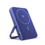 Fresh n Rebel Draadloze Powerbank 10000mAh Geschikt voor MagSafe blauw - Hidalgo-werbeartikel Fresh 'n Rebel Draadloze Powerbank 10000mAh Geschikt voor MagSafe, blauw