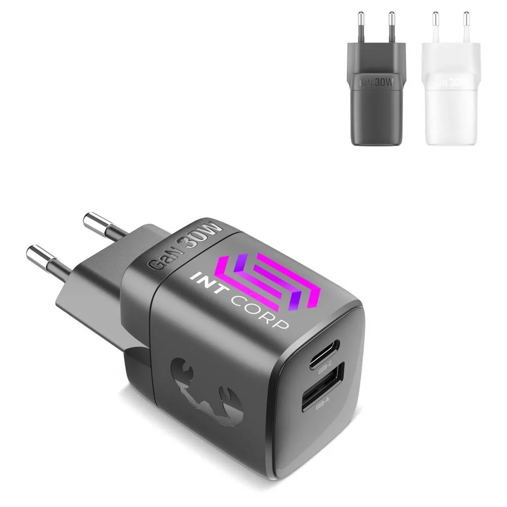 Fresh 'n Rebel 30W Snellader GaN USB-C & USB-A