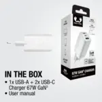 Fresh 'n Rebel 67W Laptop Snellader GaN USB-C & USB-A — productfoto 7