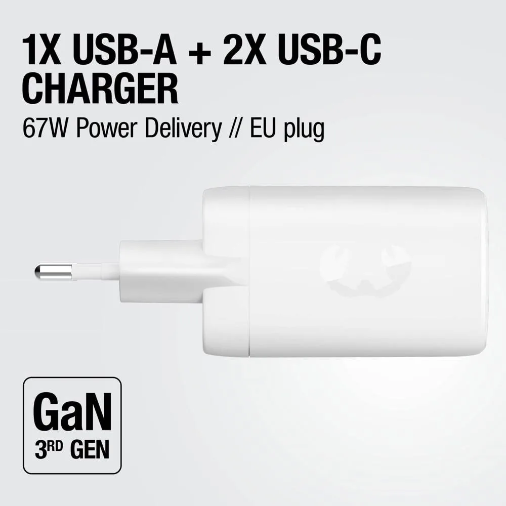 Fresh n Rebel 67W Laptop Snellader GaN USB-C USB-A productfoto 15 - Hidalgo-werbeartikel Fresh 'n Rebel 67W Laptop Snellader GaN USB-C & USB-A — productfoto 15