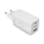 Fresh 'n Rebel 67W Laptop Snellader GaN USB-C & USB-A, licht grijs