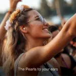 Fresh 'n Rebel Pearls Radiant Festival Oordopjes – Gecertificeerde Gehoorbescherming – Case met Tracker — productfoto 7