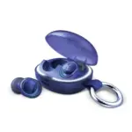 Fresh 'n Rebel Pearls Radiant Festival Oordopjes – Gecertificeerde Gehoorbescherming – Case met Tracker, blauw