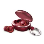Fresh 'n Rebel Pearls Radiant Festival Oordopjes – Gecertificeerde Gehoorbescherming – Case met Tracker, rood