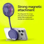Fresh 'n Rebel Draadloze Magnetische Ventilator met Telefoonstandaard — productfoto 9