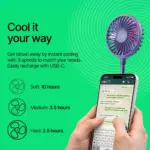 Fresh 'n Rebel Draadloze Magnetische Ventilator met Telefoonstandaard — productfoto 10