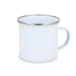 Emaille mok 350ml, wit