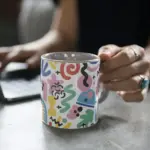 Coffee mug mockup - Hidalgo-werbeartikel Mok subli Oslo gekleurde binnenkant & handvat 300ml — productfoto 33