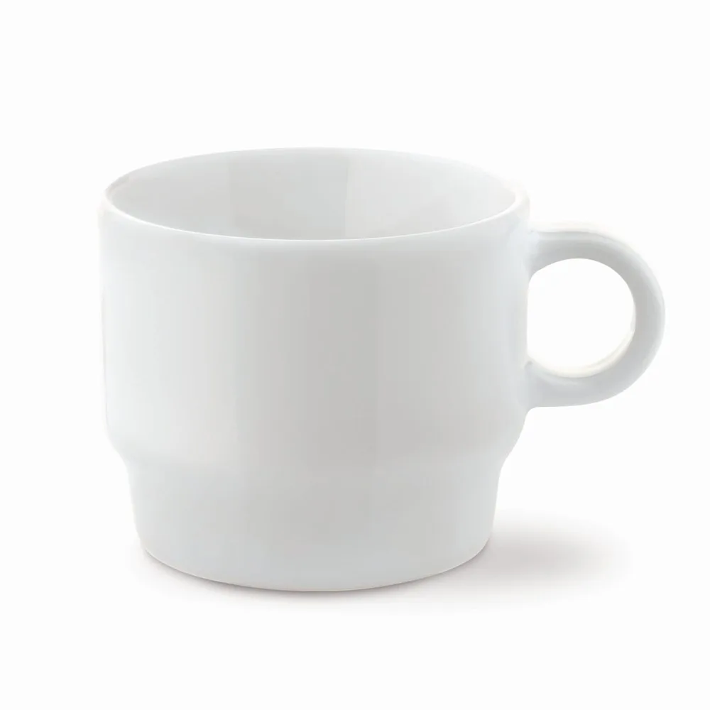 Mok Satellite 180ml wit - Hidalgo-werbeartikel Mok Satellite 180ml, wit