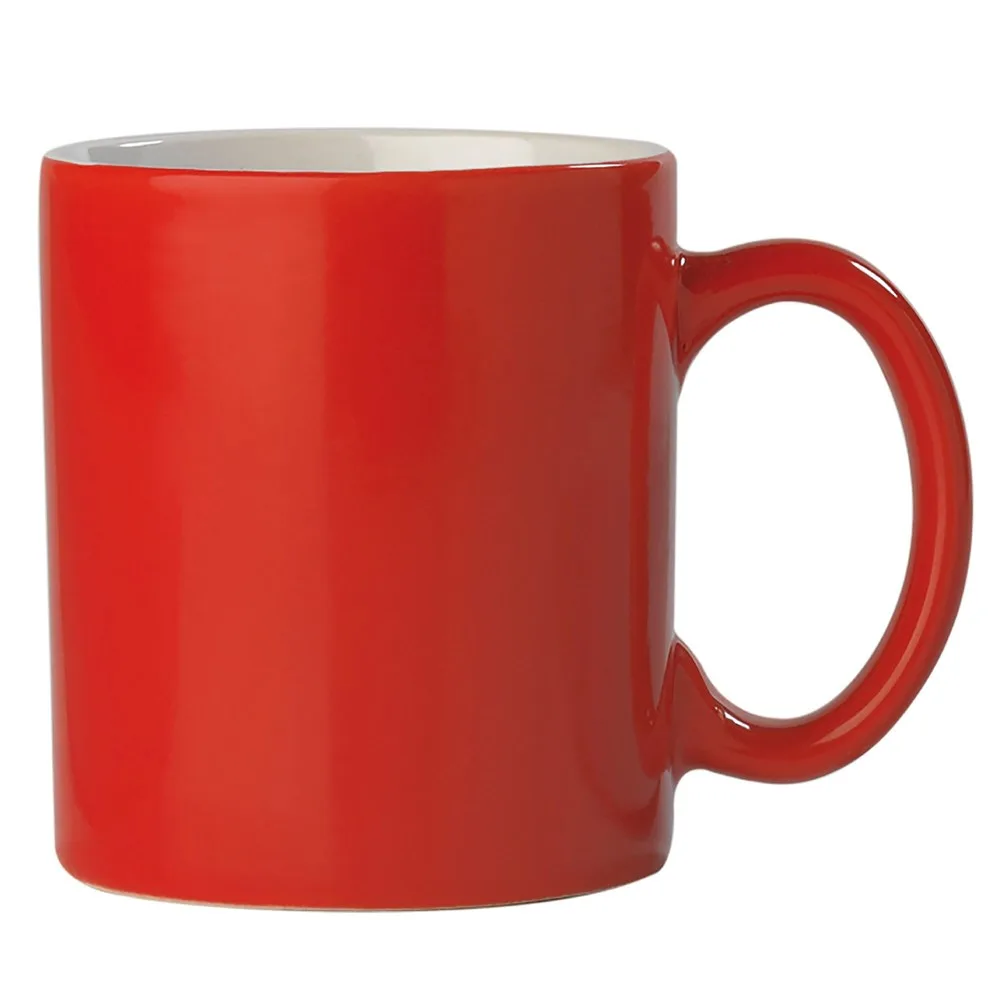 Mok Oslo helderrood 300ml productfoto 2 - Hidalgo-werbeartikel Mok Oslo helderrood 300ml — productfoto 2