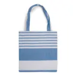 Sagaform Ella Hamam Katoenen Tas 41x38 cm blauw - Katoenendraagtassen Sagaform Ella Hamam Katoenen Tas 41x38 cm, blauw