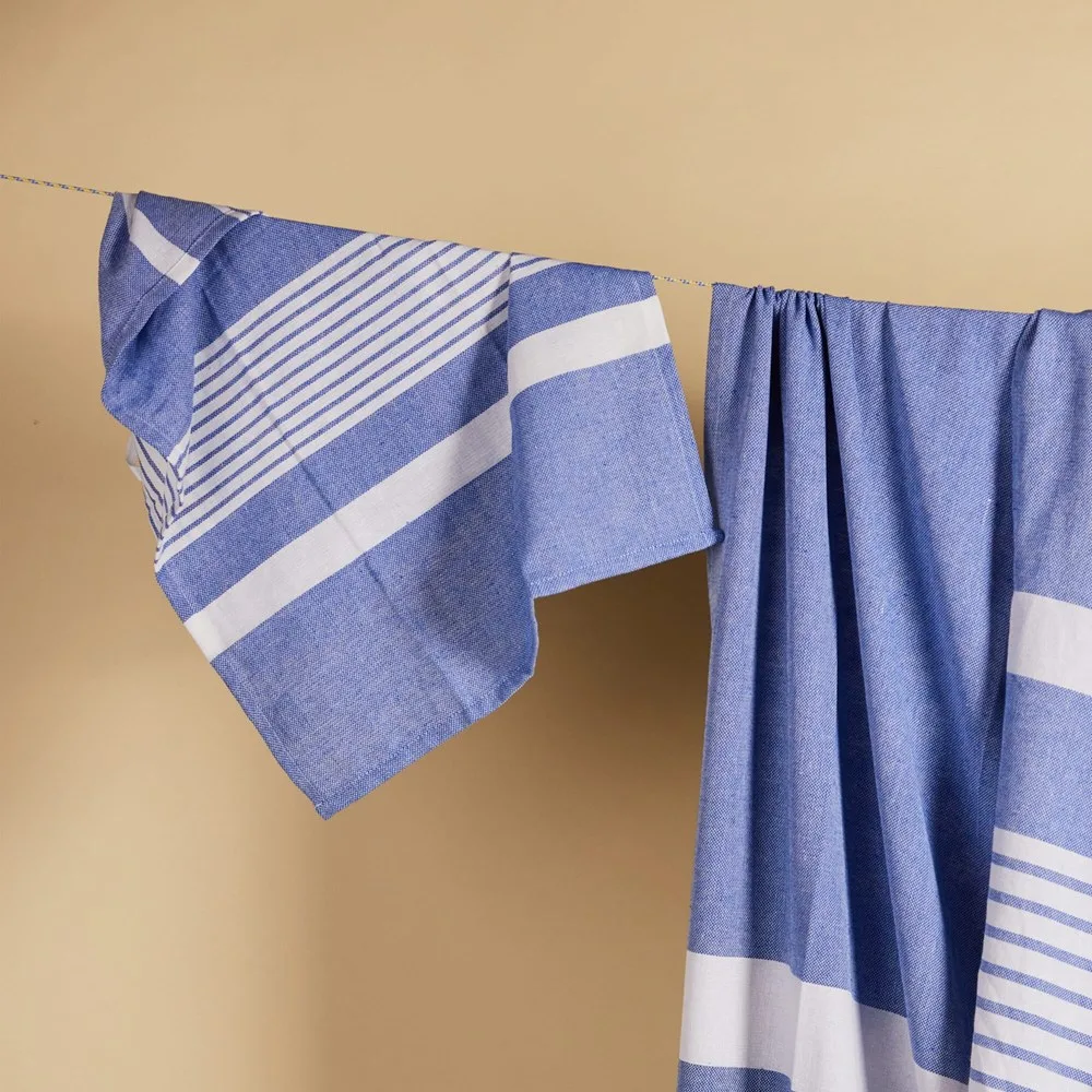 Sagaform Ella hamamdoek 2-pack 50x70cm productfoto 2 - Hidalgo Sagaform Ella hamamdoek 2-pack 50x70cm, — productfoto 2