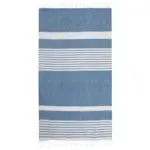 Sagaform Ella grote hamamdoek 145x250cm, blauw
