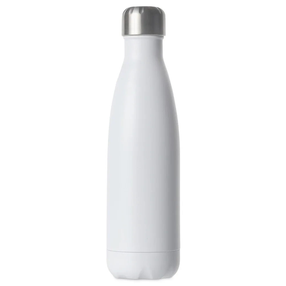 Sagaform Nils stalen fles 500ml wit - Hidalgo-werbeartikel Sagaform Nils stalen fles 500ml, wit