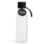 Sagaform waterfles 600ml, wit/transparant / transparant