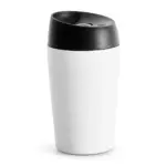 Sagaform Loke dubbelwandige mok gekleurde Coating 240ml, wit
