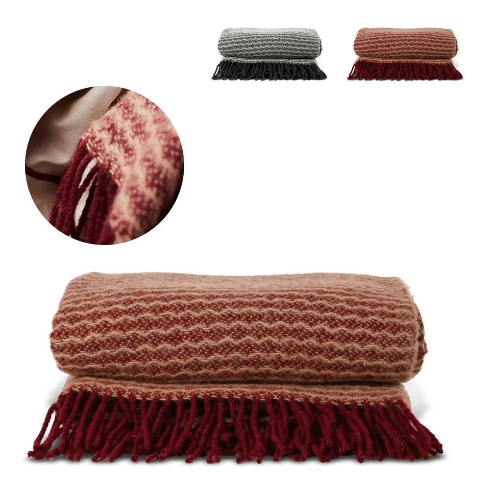 Sagaform Ulli 100% New Zeeland wool deken