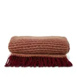 Sagaform Ulli 100 New Zeeland wool deken donker rood - Hidalgo Sagaform Ulli 100% New Zeeland wool deken, donker rood