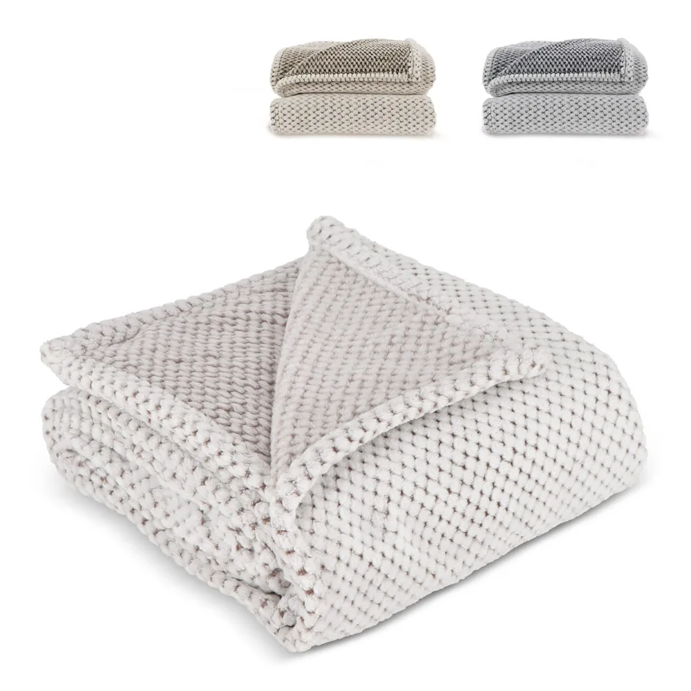 Sagaform Anni R-PET fleece deken