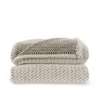 Sagaform Anni R-PET fleece deken, beige