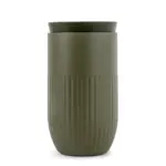 Sagaform Tova isolatie mok, 320 ml lekvrij en vaatwasserbestendig, dried green