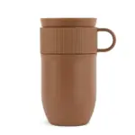 Sagaform Ted isolatie mok, 280ml lekvrij en vaatwasserbestendig, bruin