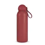 Sagaform Tekla stalen fles gerecycled 500 ml donker rood - Hidalgo-werbeartikel Sagaform Tekla stalen fles (gerecycled) 500 ml, donker rood