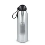 Sagaform Tekla stalen fles chroom  (gerecycled) 500 ml — productfoto 4