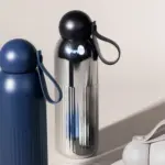 Sagaform Tekla stalen fles chroom  (gerecycled) 500 ml — productfoto 8