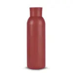 Sagaform Tekla Push stalen fles met druk dop gerecycled) 500 ml, donker rood