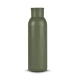 Sagaform Tekla Push stalen fles met druk dop gerecycled) 500 ml, dried green