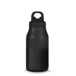 Sagaform Truls stalen fles met handige openklik dop gerecycled 500 ml zwart - Hidalgo-werbeartikel Sagaform Truls stalen fles met handige openklik dop (gerecycled) 500 ml, zwart
