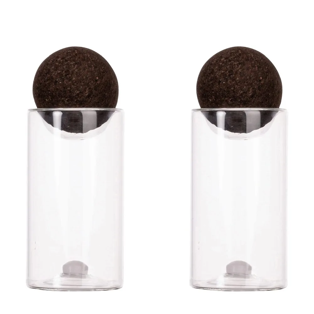 Sagaform Nature zout/peper potjes met kurkstoppers 2 st.