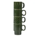 Sagaform Coffee & More Espresso kopjes 4st. 100ml, donker groen