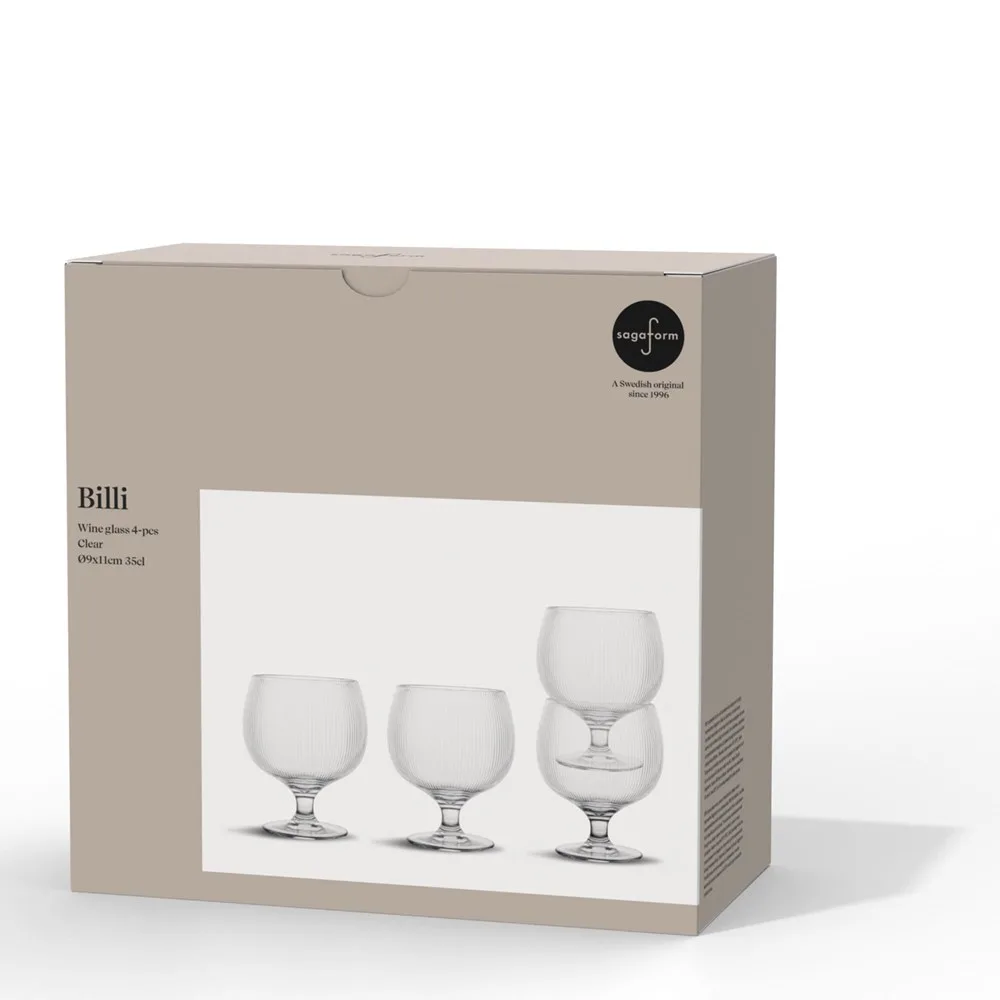 Billi wijnglas set van 4 productfoto 2 - Hidalgo Billi wijnglas set van 4 — productfoto 2