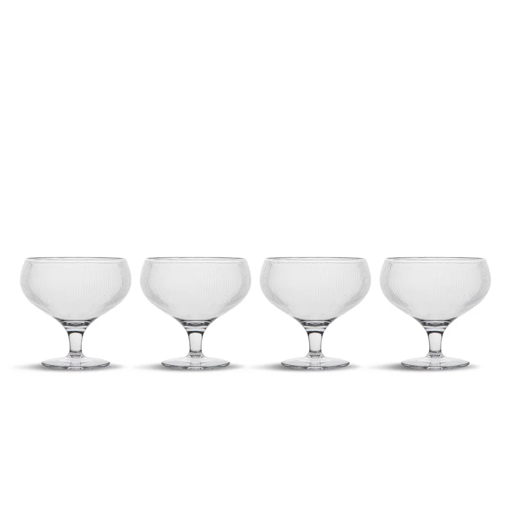 Billi coupe glas set van 4