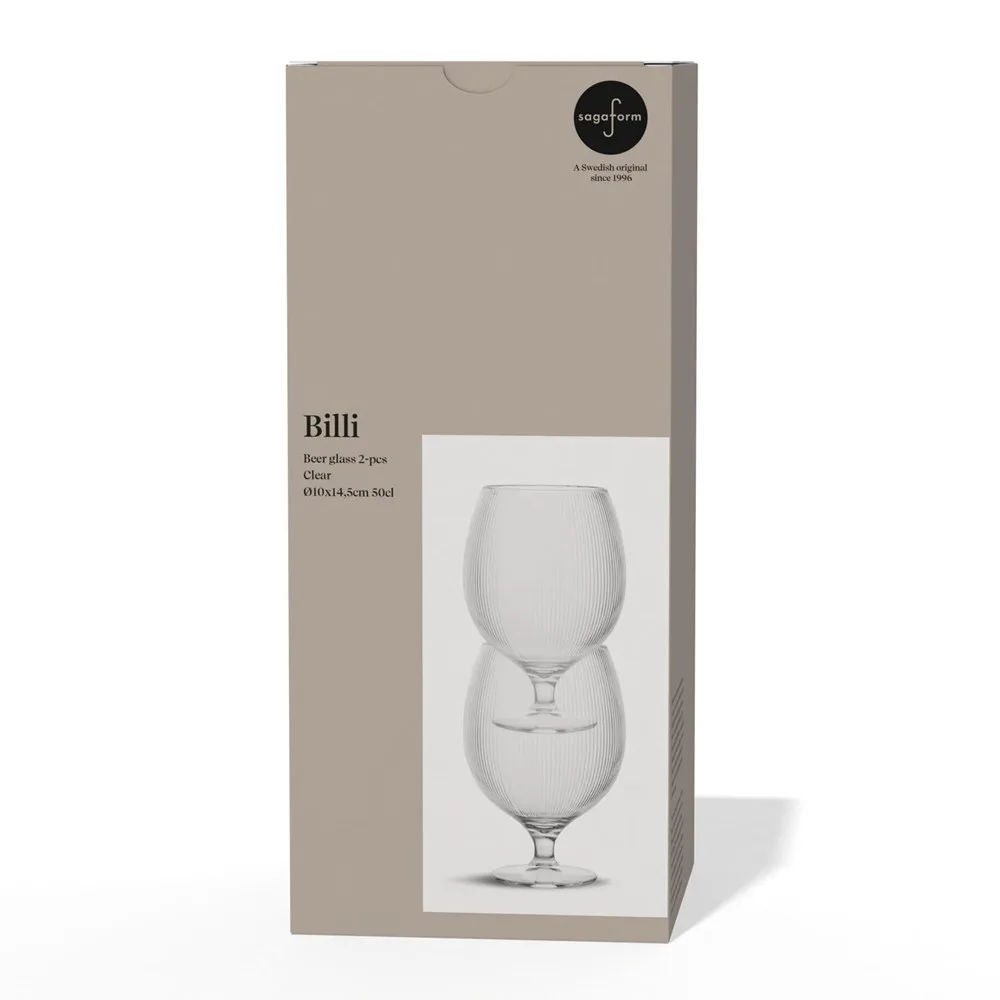 Billi bierglas set van 2 productfoto 2 - Hidalgo-werbeartikel Billi bierglas set van 2 — productfoto 2