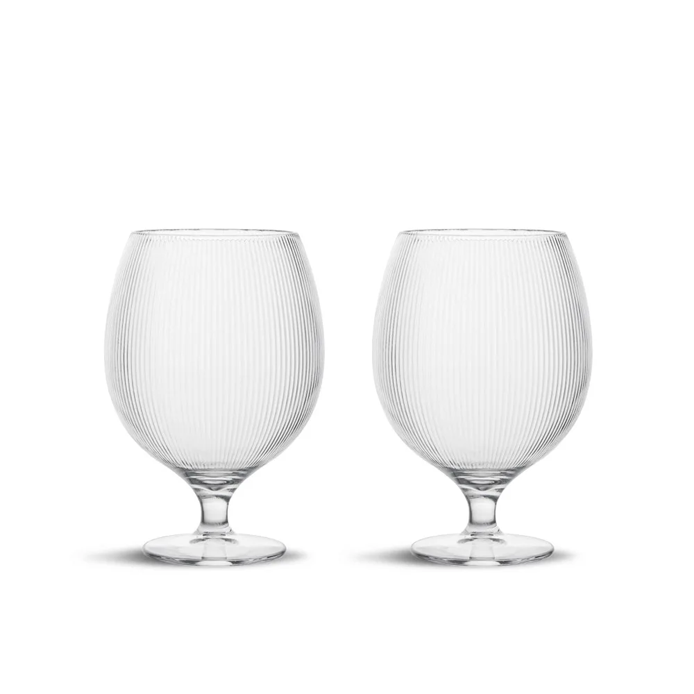 Billi bierglas set van 2 transparant - Hidalgo-werbeartikel Billi bierglas set van 2, transparant