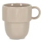 Sagaform Inka mok met oor 270ml, licht grijs