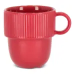 Sagaform Inka mok met oor 270ml, rood