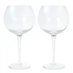 Byon Opacity set van 2 wijnglazen met stijlvol glaspatroon 470ml transparant - Hidalgo Byon Opacity set van 2 wijnglazen met stijlvol glaspatroon 470ml, transparant